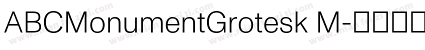 ABCMonumentGrotesk M字体转换